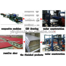 eps/rockwool sandwich machine line